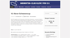 Desktop Screenshot of bc-kleve.de